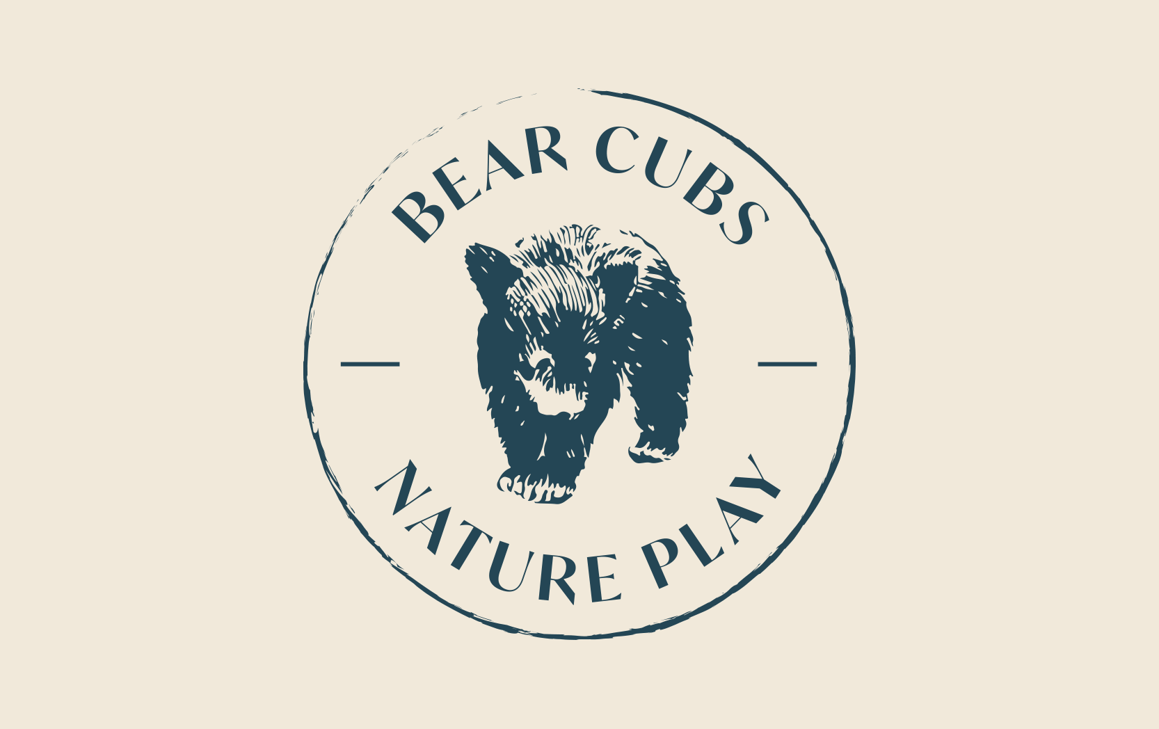 Bear Cubs Nature Play Logo